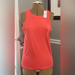 NWT LOFT sz XL Vibrant Coral Tank Top